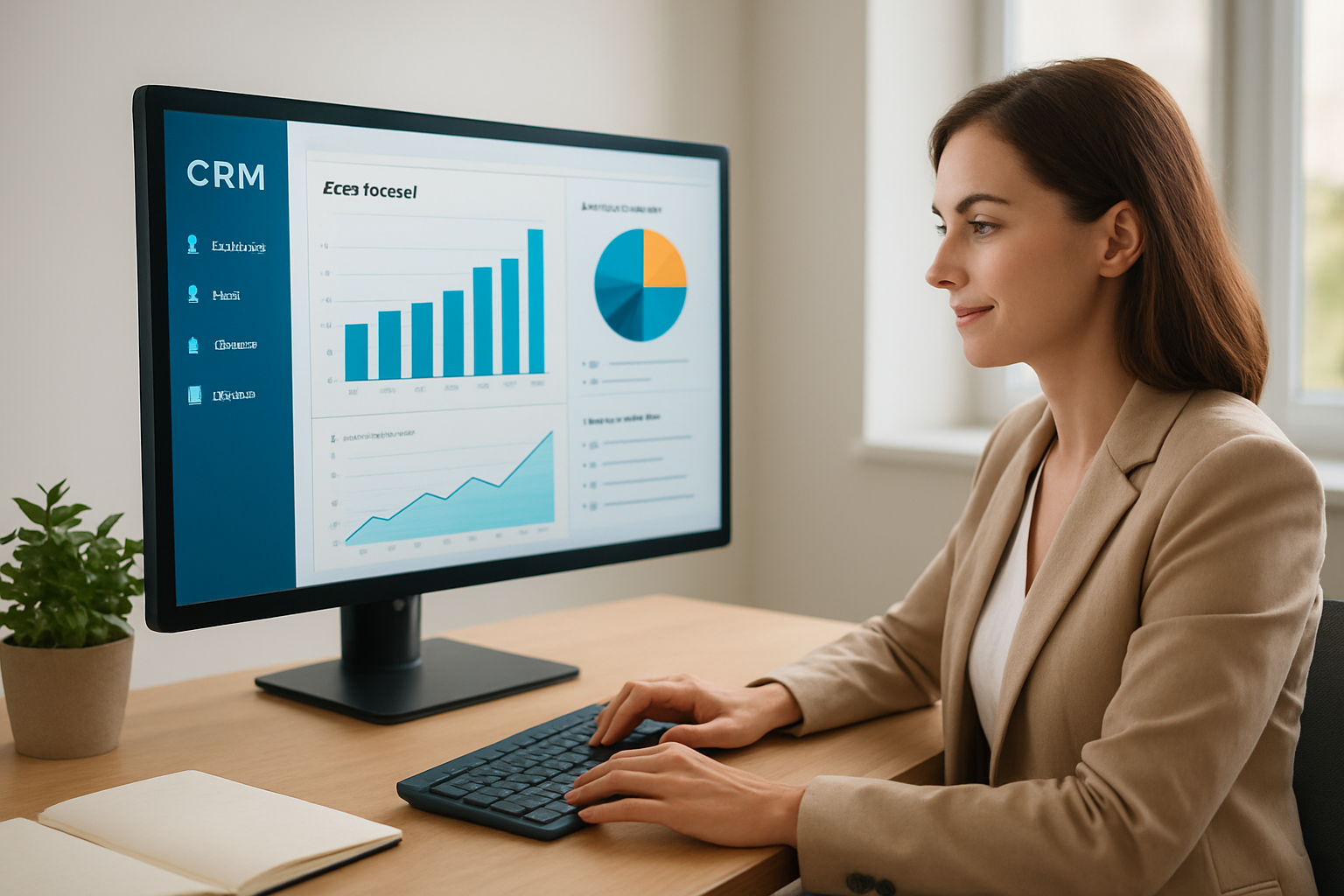 CRM para vendas em 2026 com painel comercial, automação e análise de leads