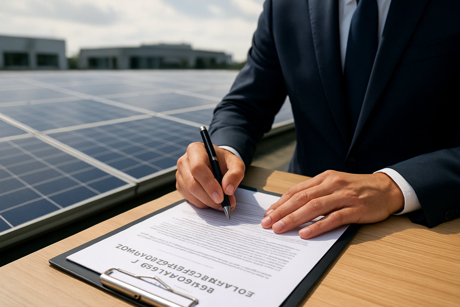 cobertura solar corporativa e contrato de PPA solar empresarial