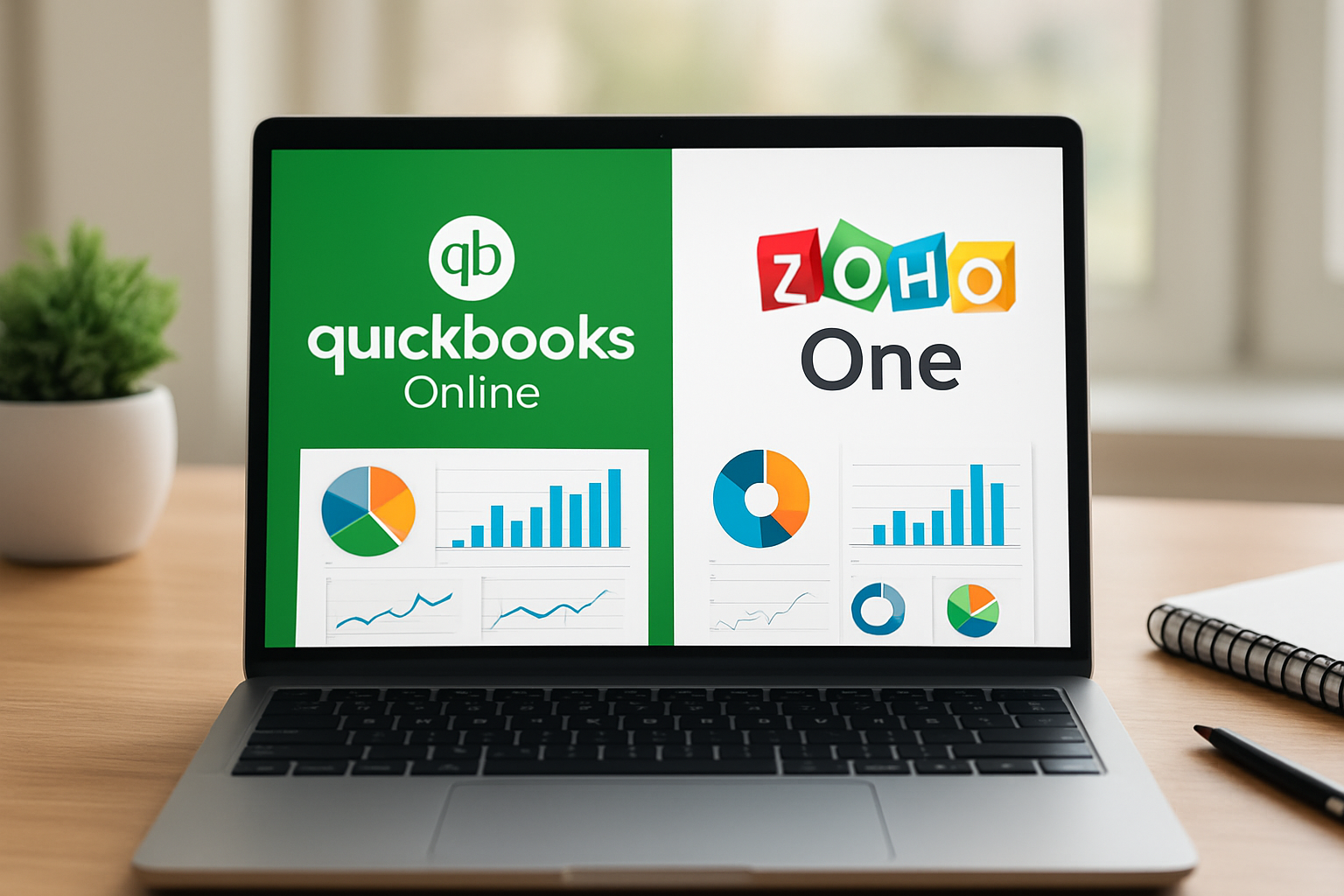 QuickBooks Online vs Zoho One compare: Overview