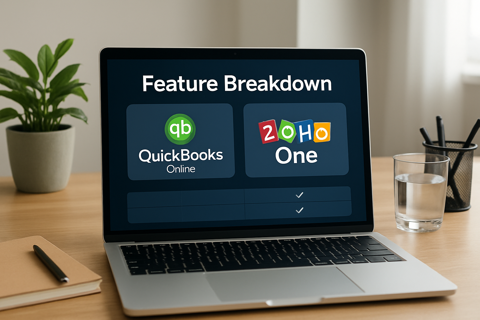 QuickBooks Online vs Zoho One compare: Feature breakdown