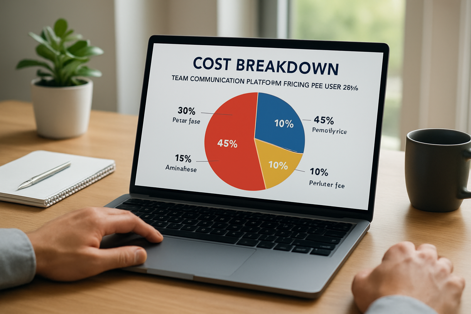 cost breakdown illustration for team communication platform pricing per user in 2026