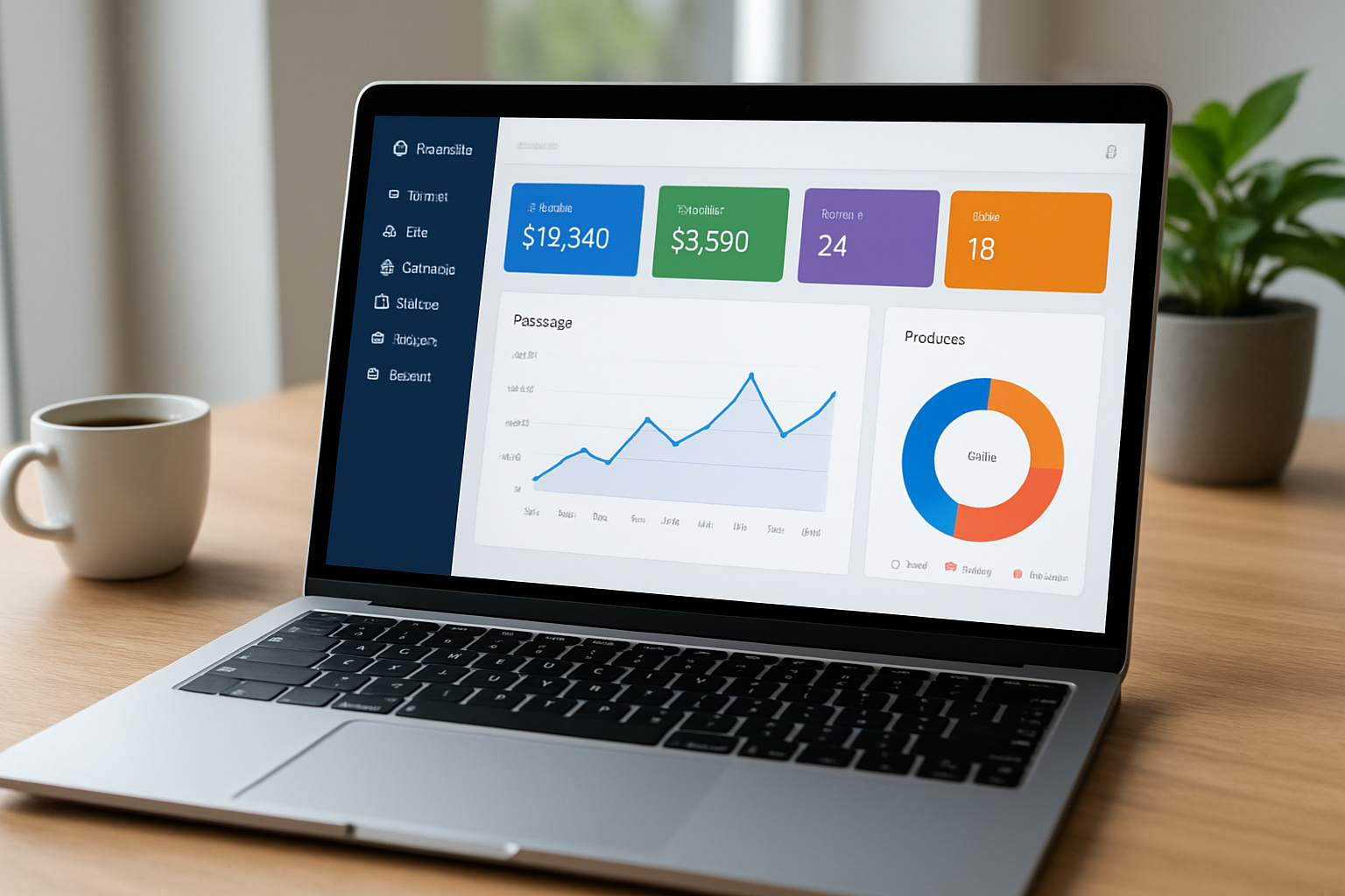 Dashboard view of