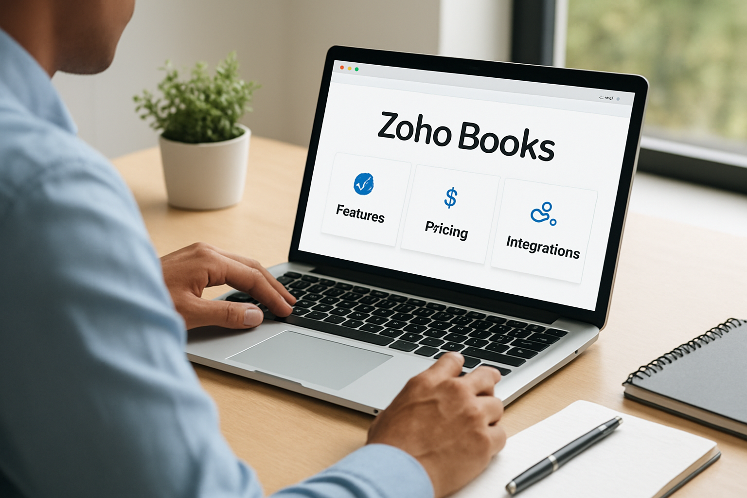 comparison overview of Zoho Books reviews highlighting features, pricing and integrations for small business accounting 2026