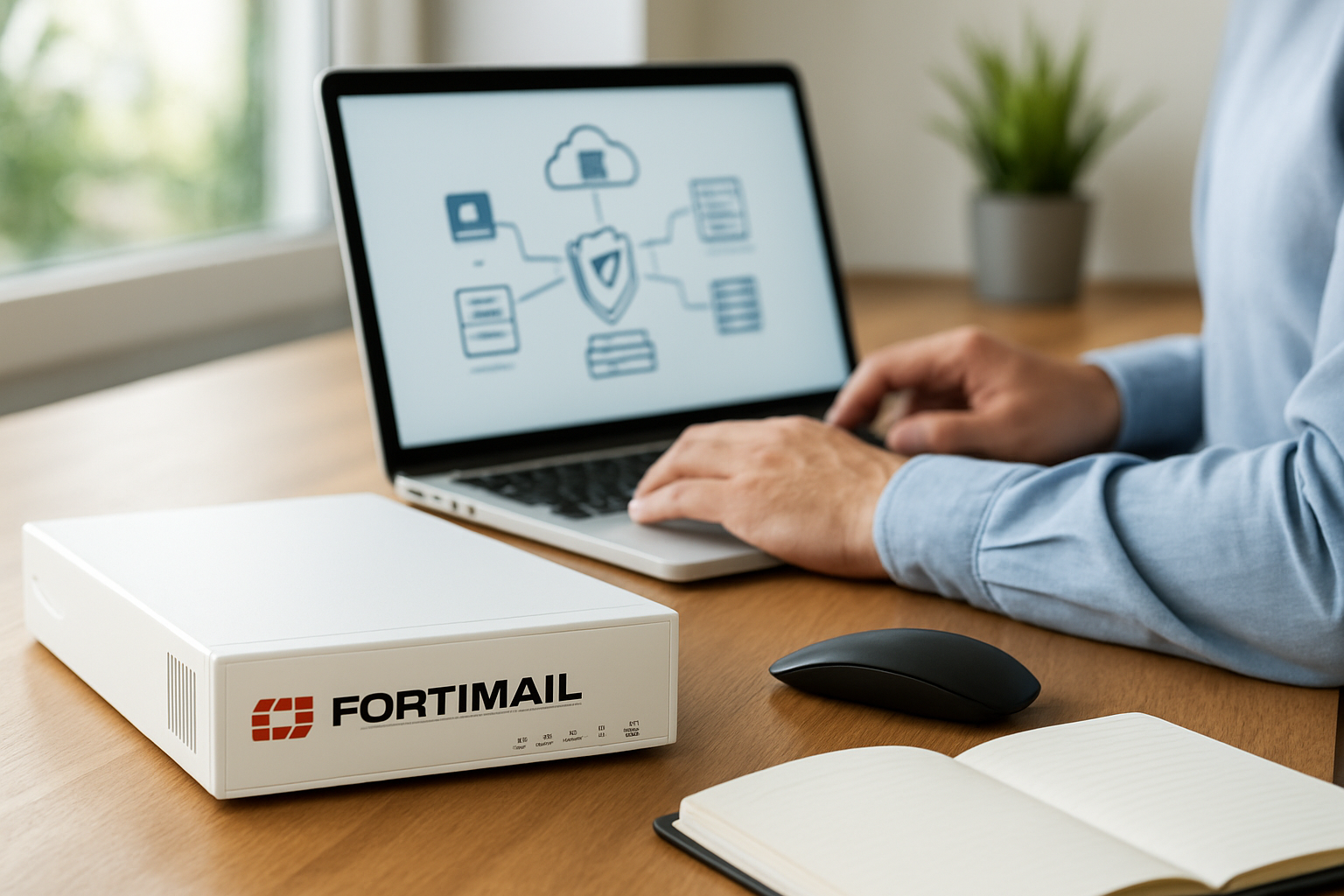 Arquitetura de implantação e configuração FortiMail para proteção de e-mail empresarial