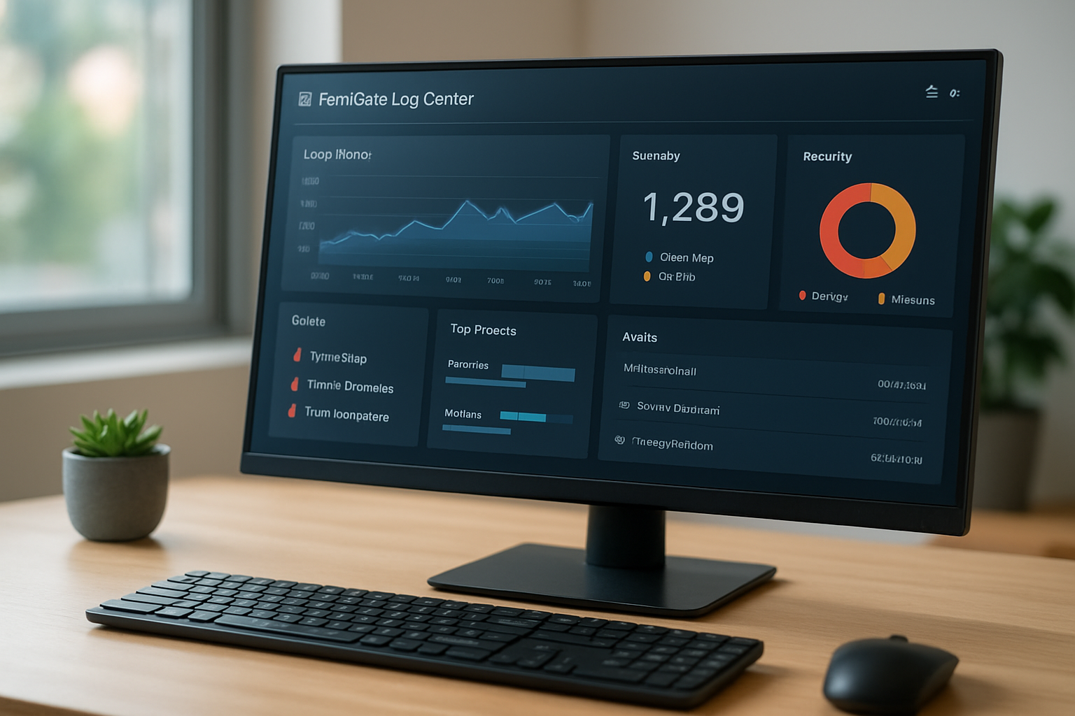 Dashboard de centralização de logs FortiGate com análise e alertas em 2026