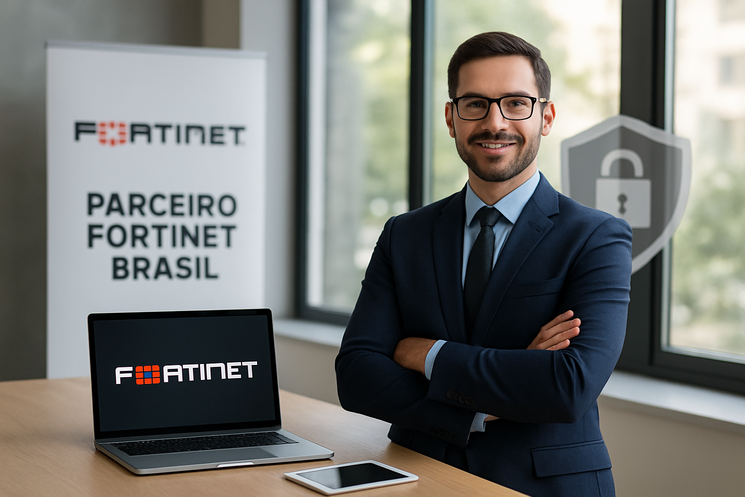 Capa destacada com soluções Fortinet e parceiro Fortinet Brasil em proteção integrada