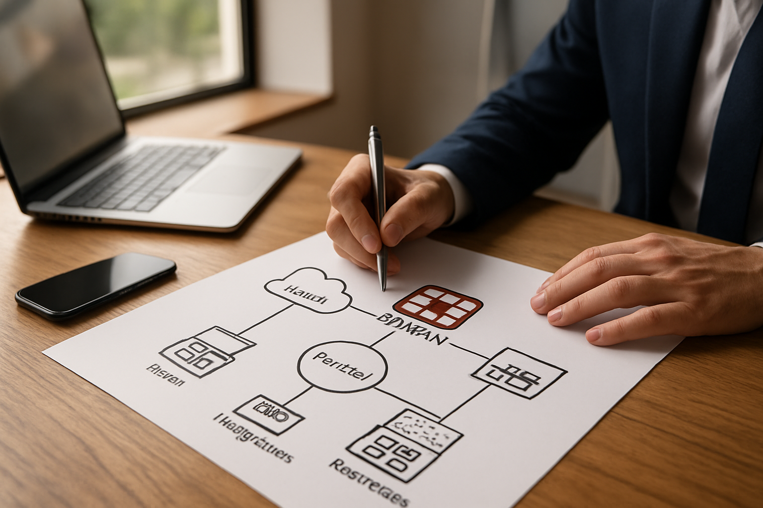 Diagrama de implementação de suporte SD-WAN Fortinet em rede corporativa