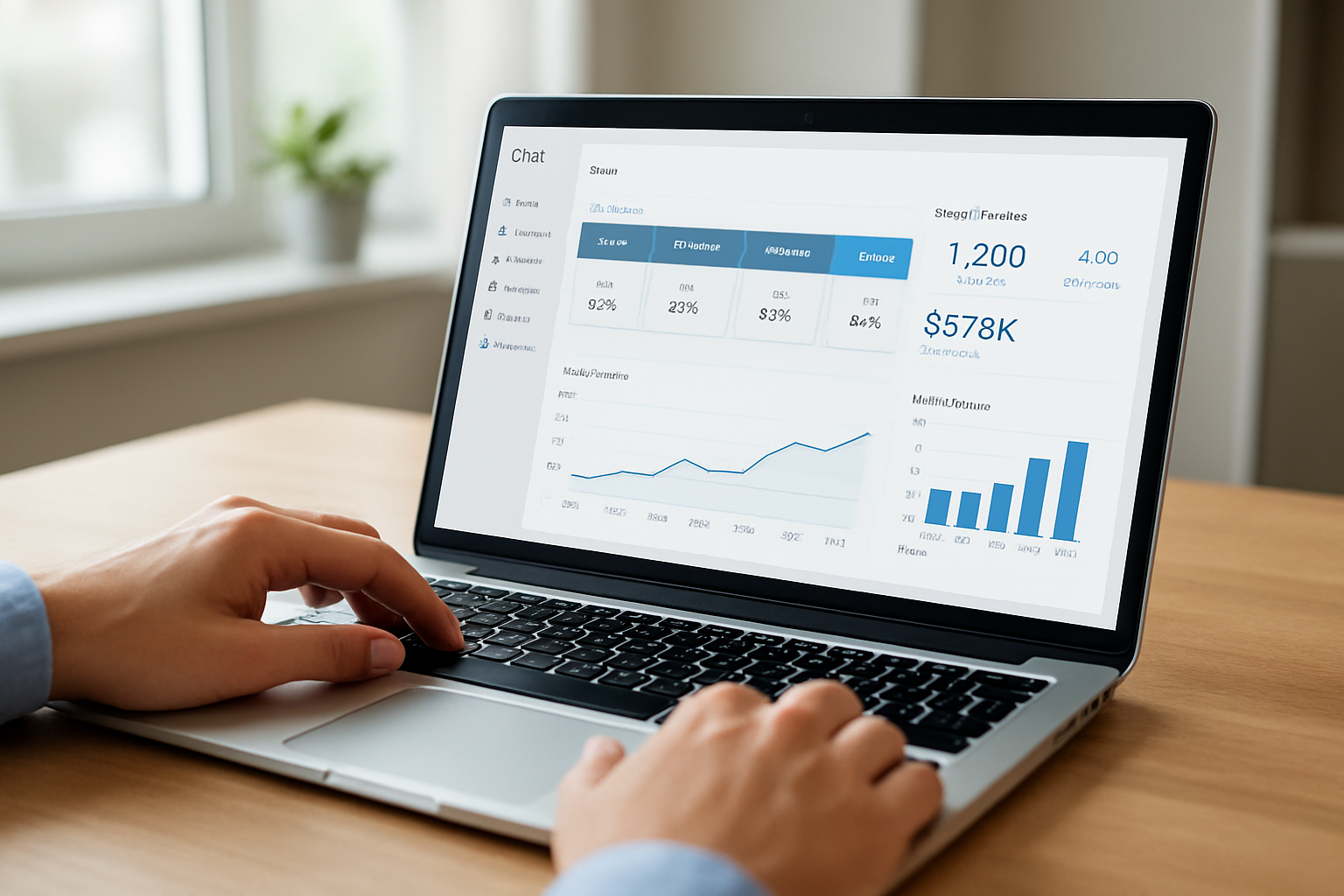dashboard de crm que faz follow up mostrando pipeline e métricas