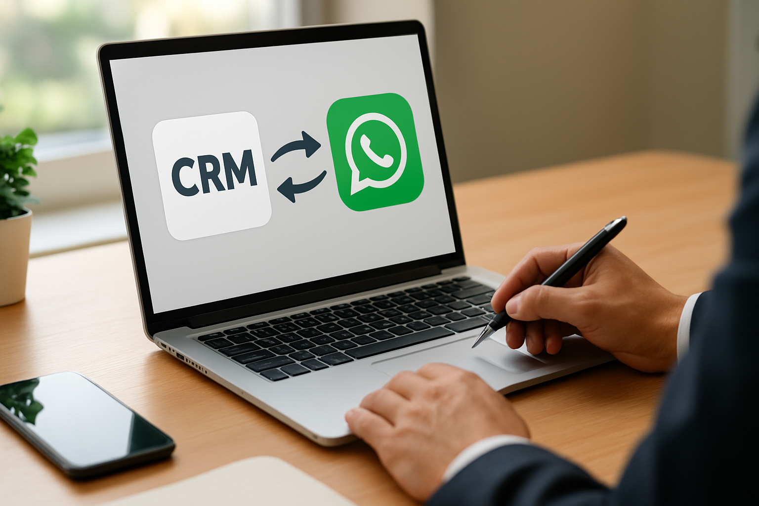 Como funciona a integração entre CRM e WhatsApp | crm com api whatsapp
