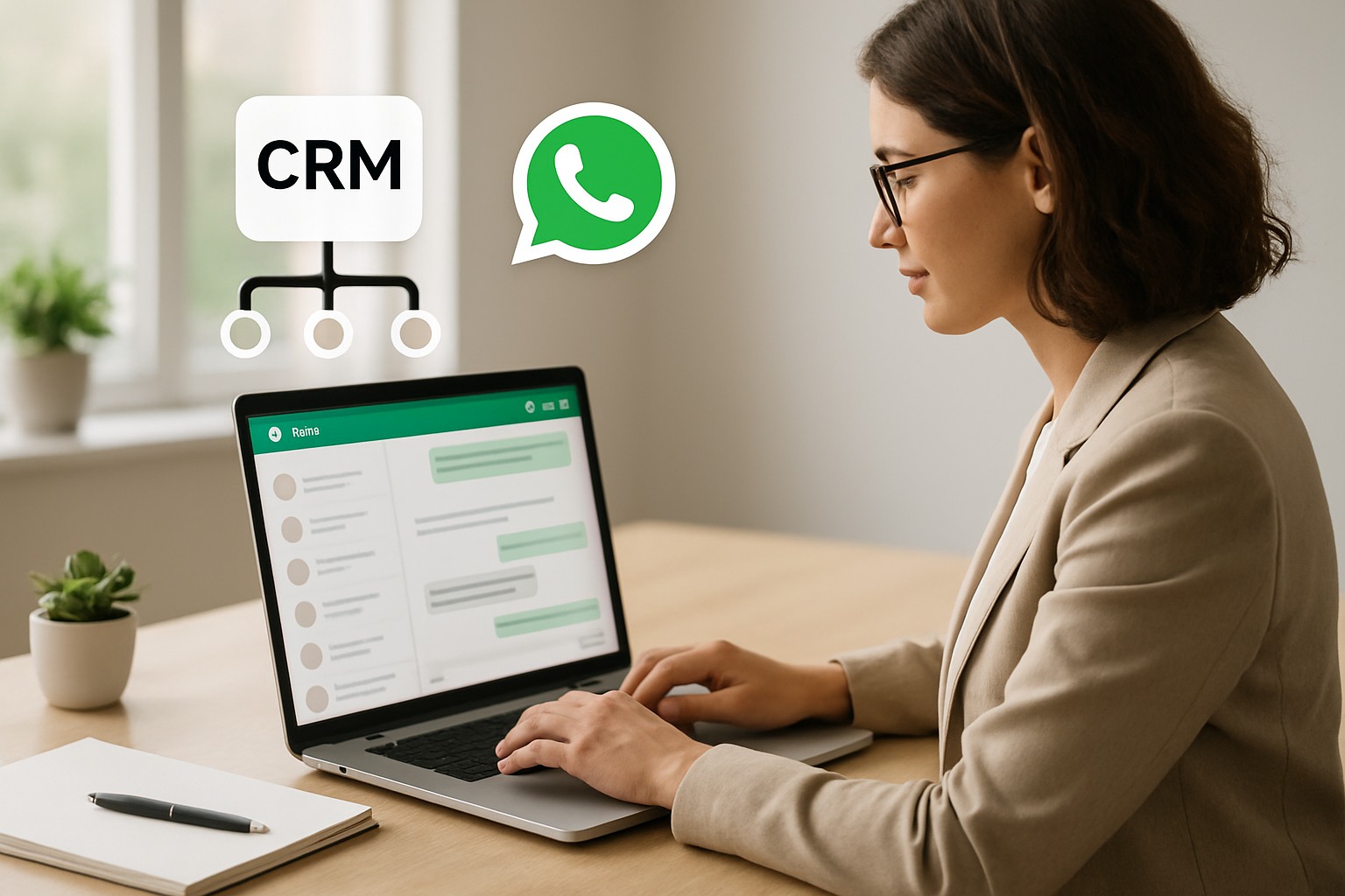 CRM, WhatsApp e conversas centralizadas |