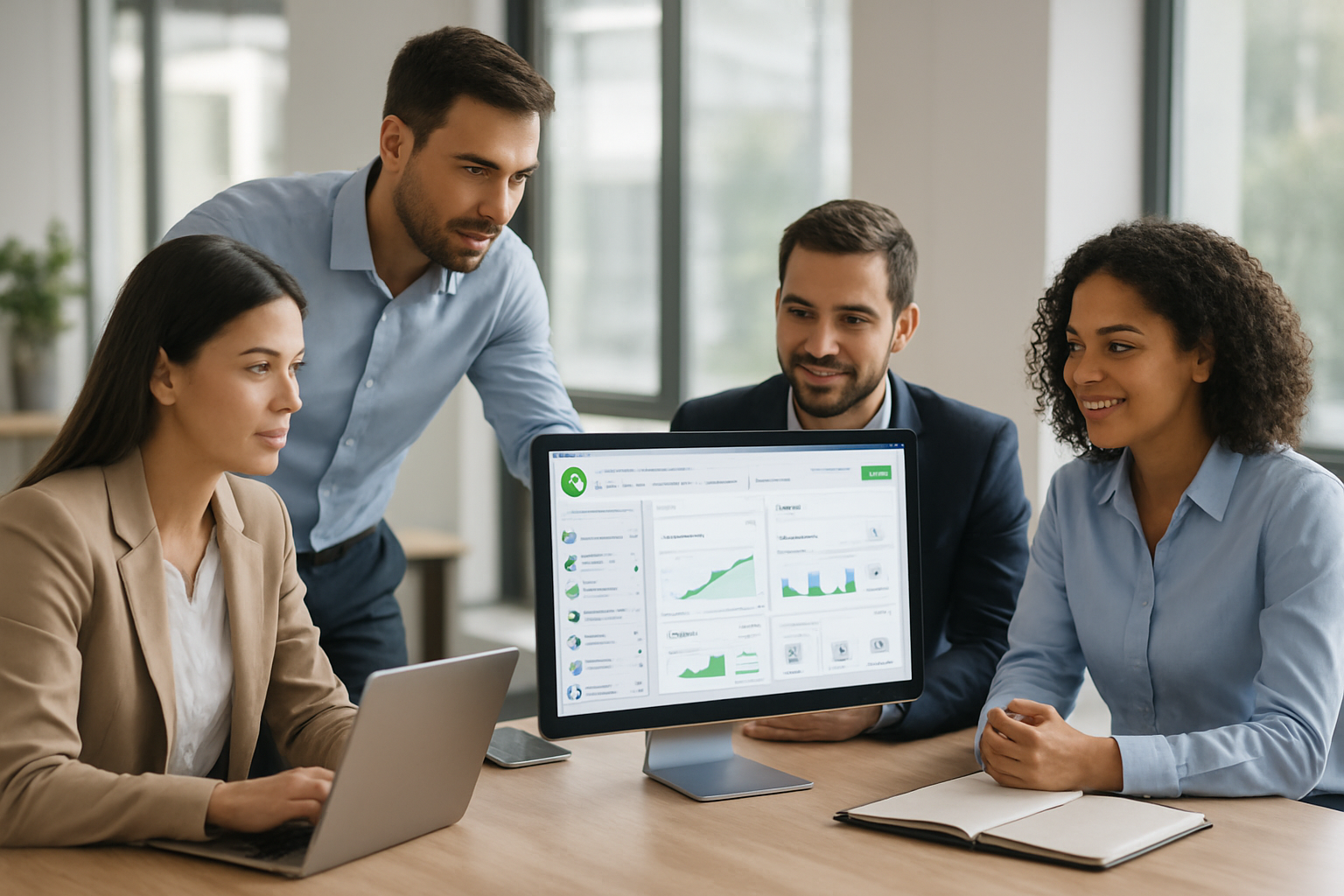 Painel de crm whatsapp multiusuário com conversas, vendas e dashboard em uma equipe comercial