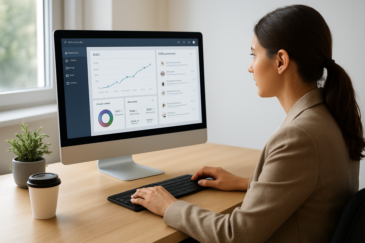 Dashboard, vendas e conversas |