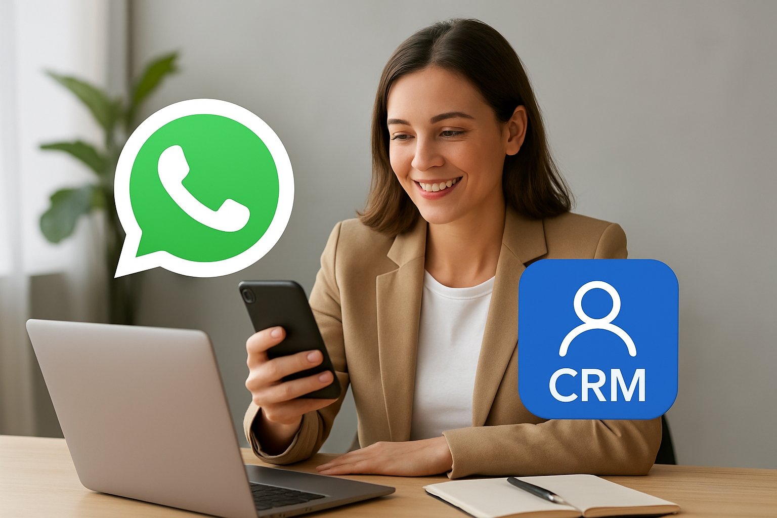 Integração com WhatsApp e CRM: o que realmente muda
