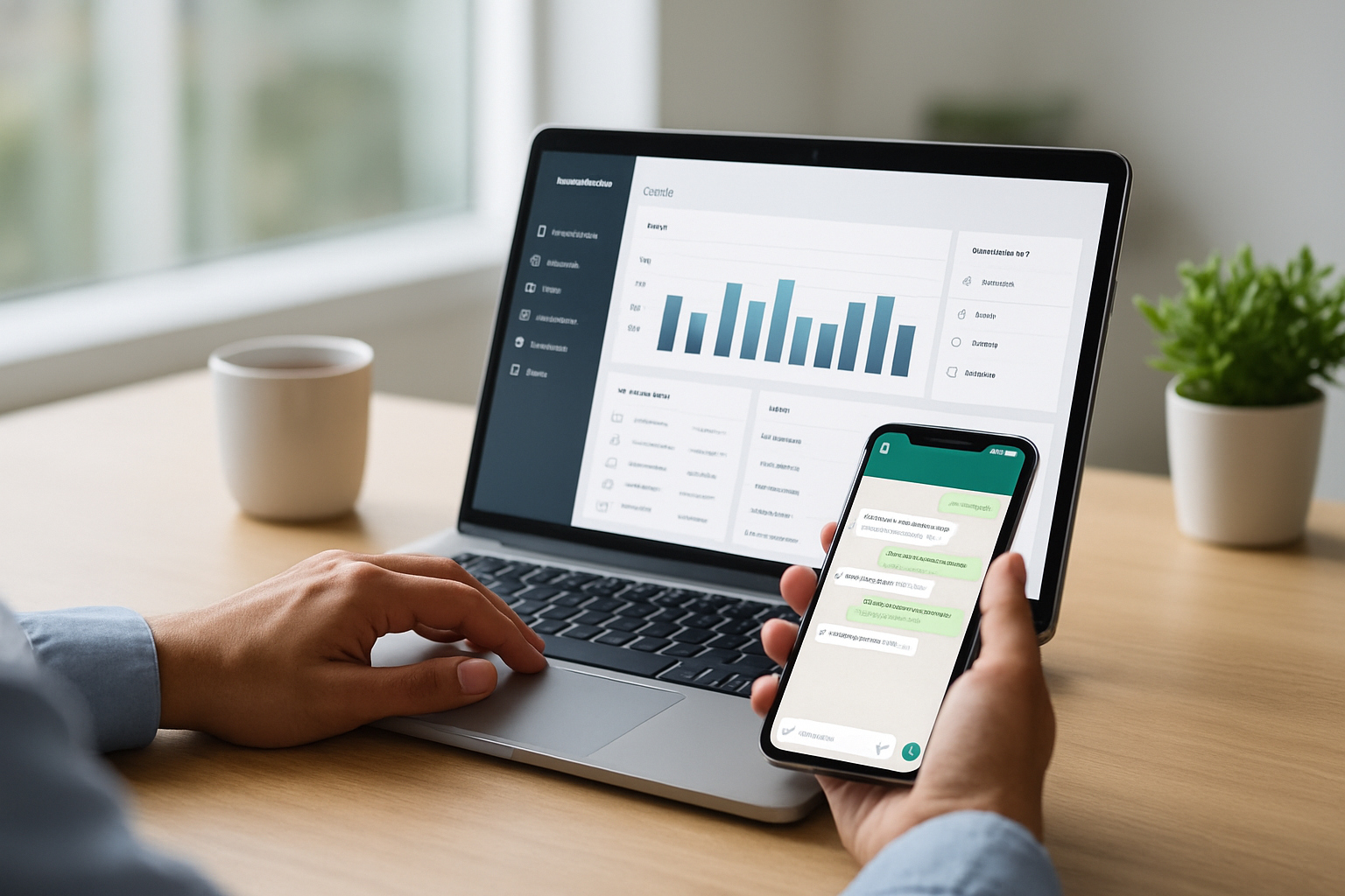 CRM para organizar atendimento WhatsApp com dashboard de vendas e conversas centralizadas