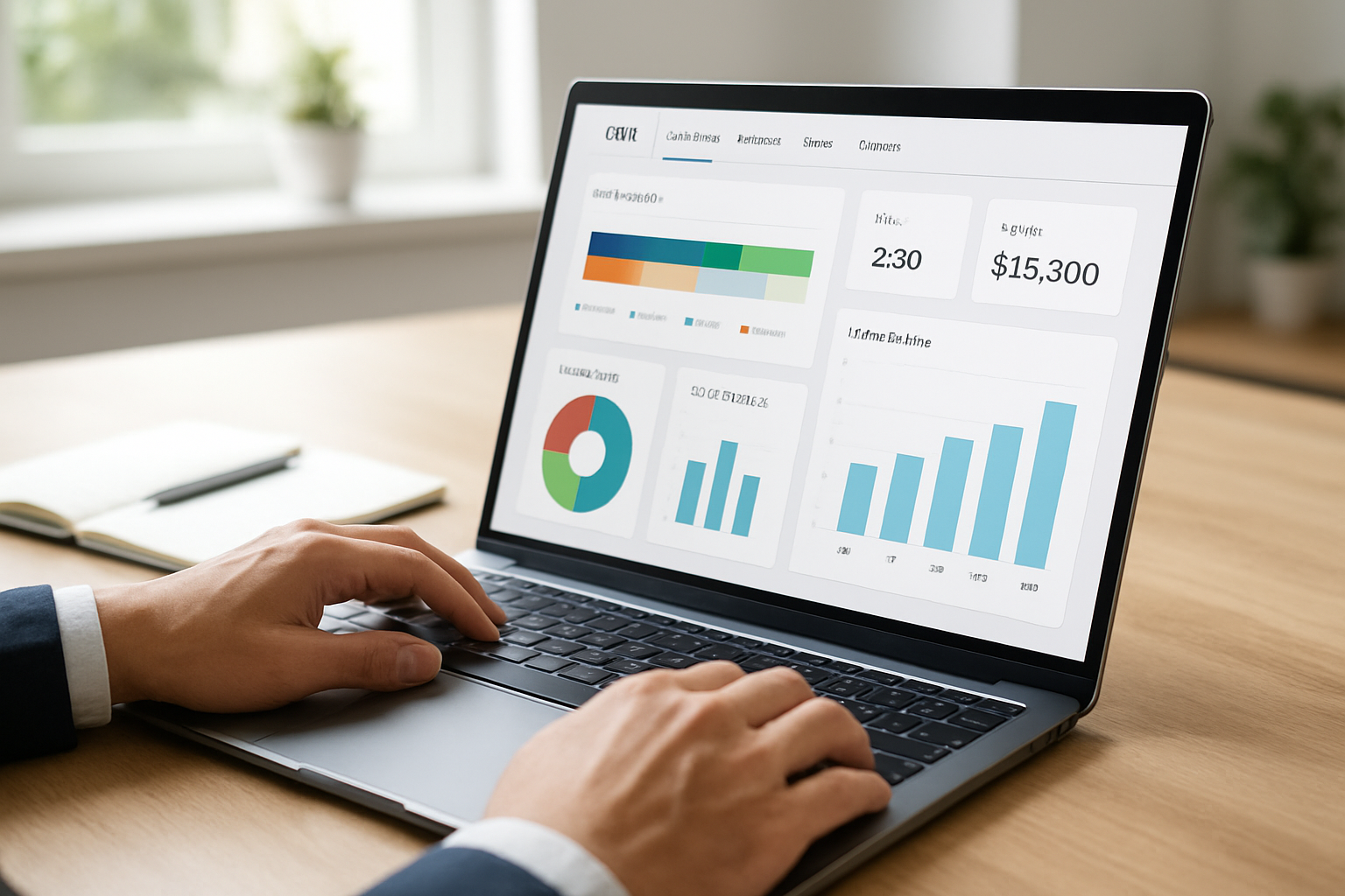Dashboard de crm para gestão de leads com integração WhatsApp e métricas de vendas