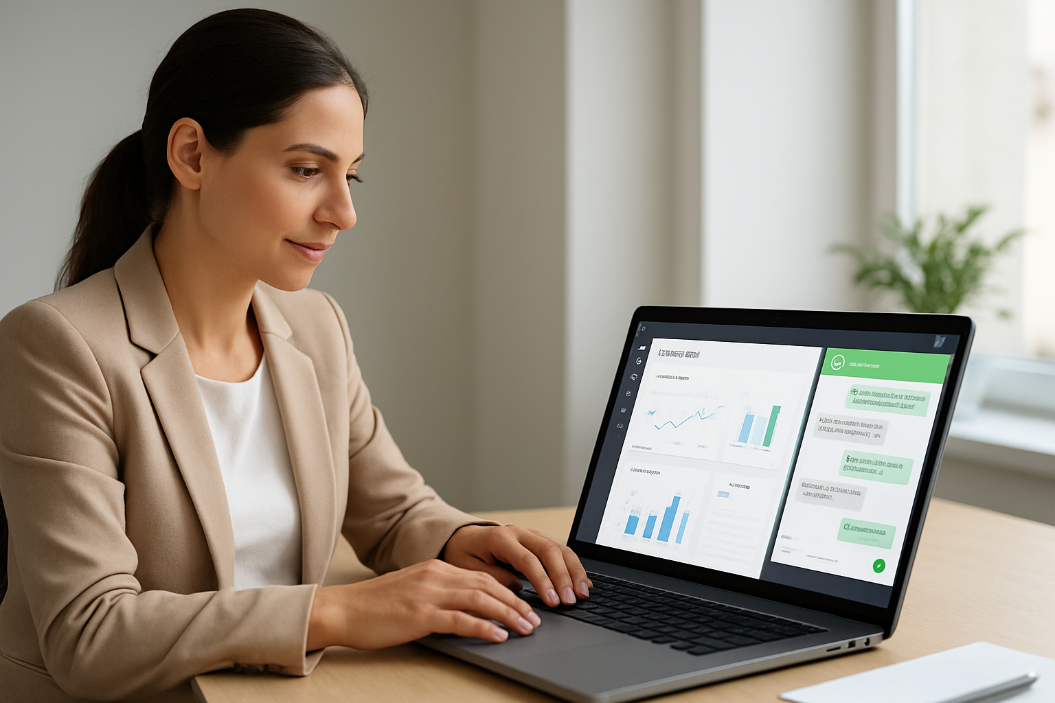 Dashboard, vendas e conversas em um só lugar |
