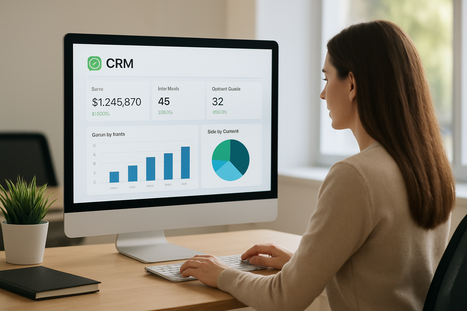 dashboard integrado CRM com WhatsApp para equipe mostrando métricas de vendas 2026