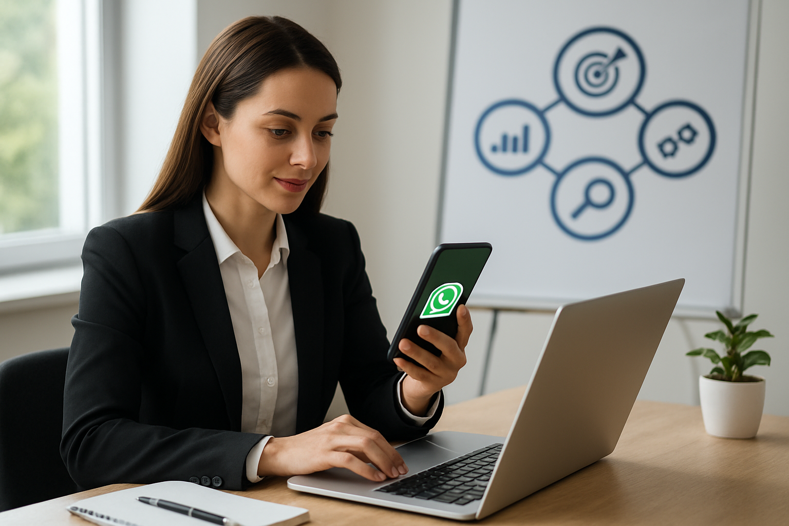 Mapa estratégico: montar um atendimento comercial pelo whatsapp com CRM e IA