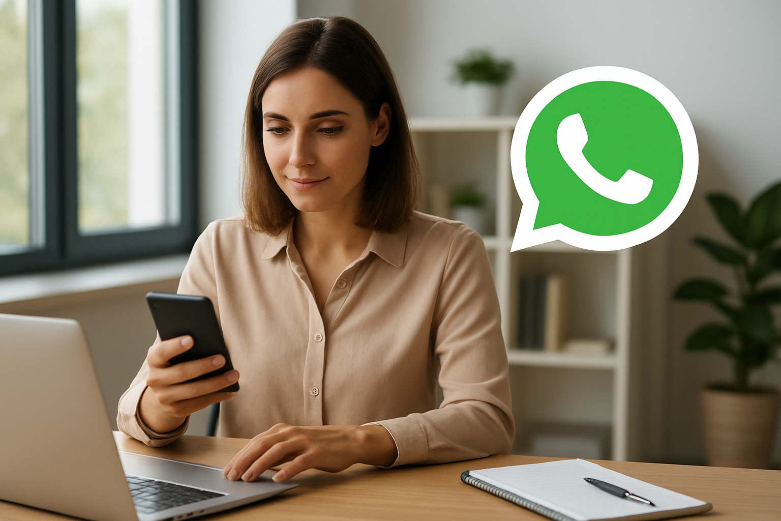 WhatsApp para negócios com IA