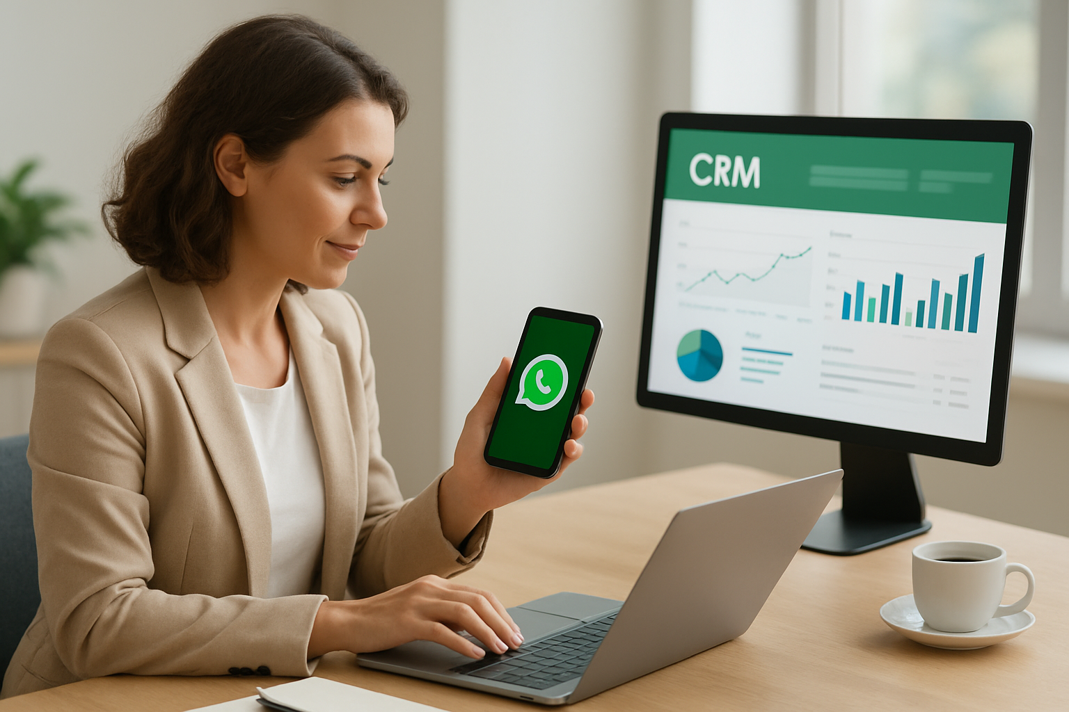 CRM, dashboard e vendas com