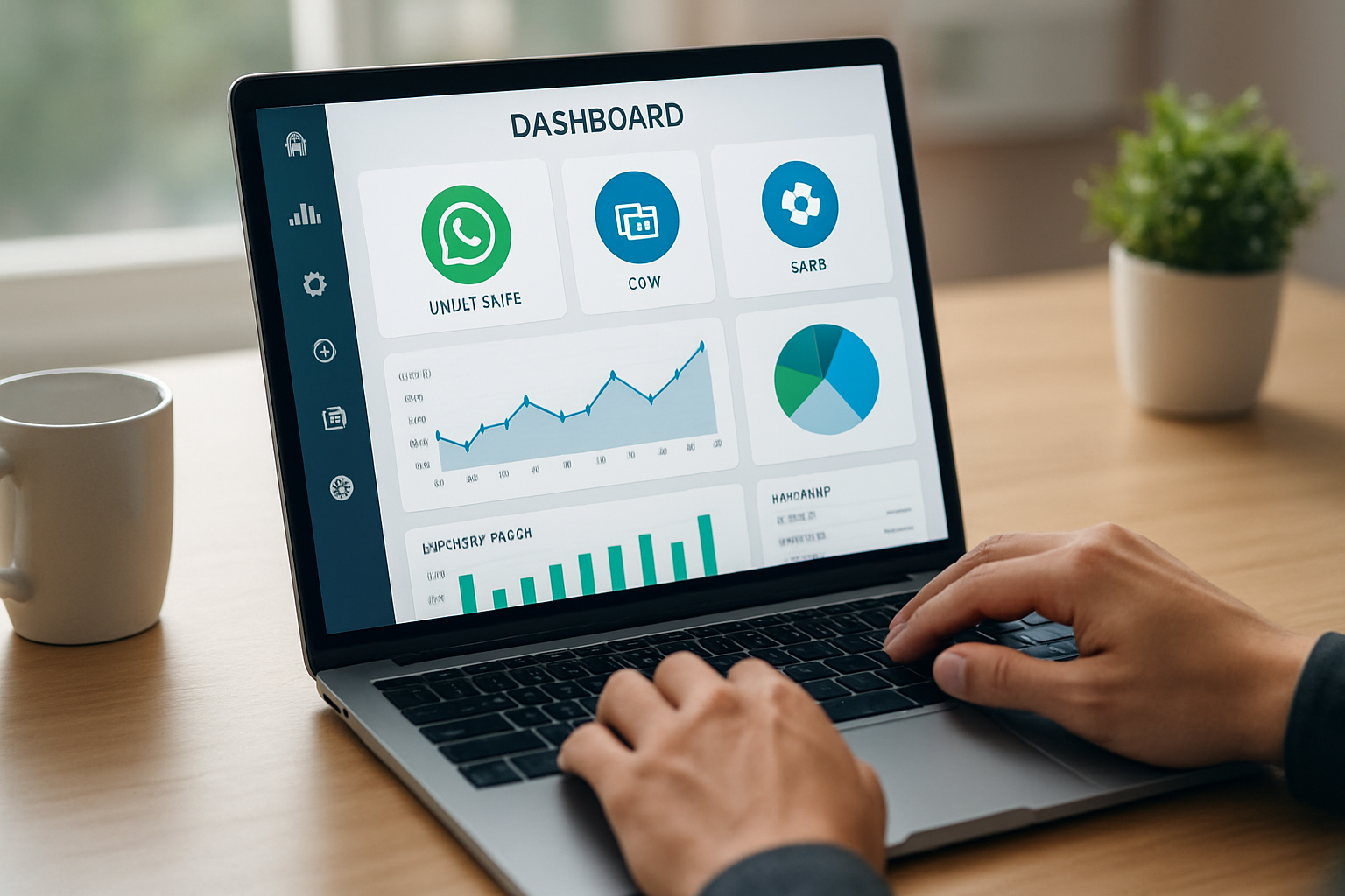 dashboard de vendas integrado com sistema de automação whatsapp e CRM em 2026
