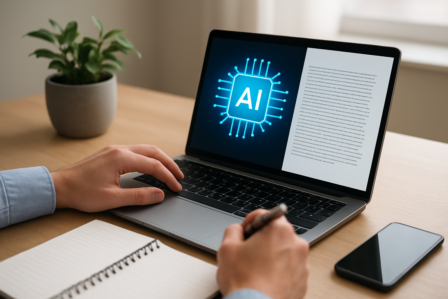 criação de textos automáticos com IA: vantagens e riscos