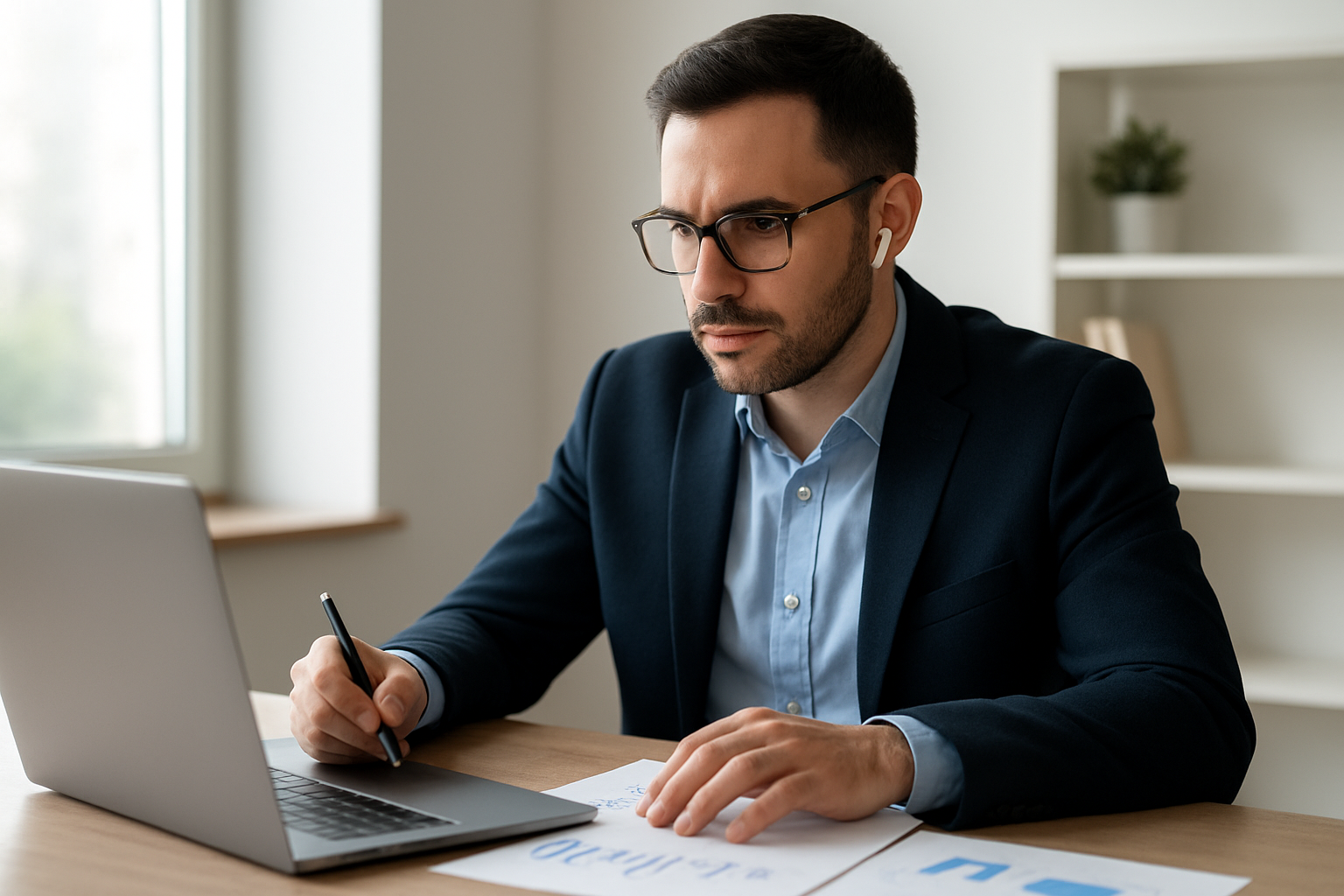 Mentorias online para gestores preço em 2026 com gestor analisando estratégias de precificação